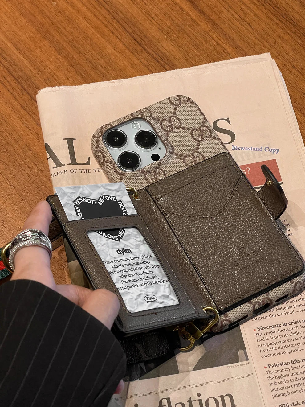 GG💕 luxury iPhone case